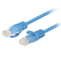 LANBERG Patch kabel CAT.5E UTP 0.25M modrý Fluke Passed