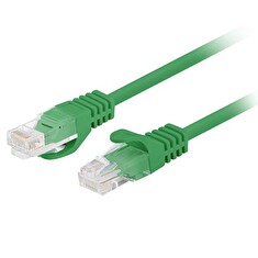 LANBERG Patch kabel CAT.5E UTP 0.25M zelený Fluke Passed