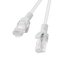 LANBERG Patch kabel CAT.5E UTP 3M šedý Fluke Passed