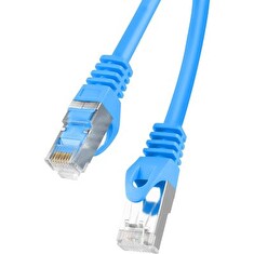 LANBERG Patch kabel CAT.6 FTP 1M modrý Fluke Passed