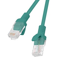 LANBERG Patch kabel CAT.6 UTP 3M zelený Fluke Passed