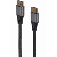 Gembird kábel DisplayPort (M/M), 8K, Premium, 1.8 m, čierny