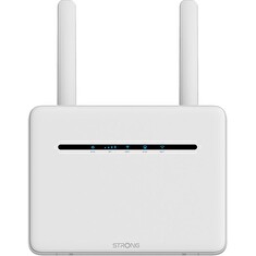 STRONG 4G+ LTE router 1200/ Wi-Fi standard 802.11a/b/g/n/ac/ 1200 Mbit/s/ 2,4GHz a 5GHz/ 4x LAN/ 1x SIM/ bílý