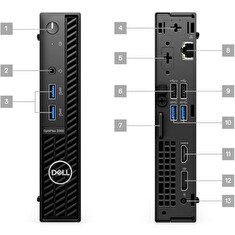 DELL OptiPlex MFF 3000/i5-12500T/16GB/512GB SSD/W10P+W11P/WiFi/3Y Prosupport onsite