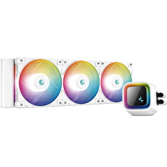 DEEPCOOL vodní chladič LS720 / 3x120 mm fan / ARGB / Intel i AMD / bílý