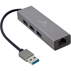 Gembird USB-A/LAN, 3x USB 3.0