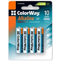 Colorway alkalická baterie AA/ 1.5V/ 4ks v balení/ Blister
