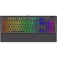 Endorfy herní klávesnice Omnis Pudd.Kailh RD RGB /USB/ red switch / drátová / mechanická / US layout / černá RGB