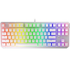 Endorfy herní klávesnice Thock TKL OWH Pudd.Kailh RD RGB /USB/ red sw. / drátová / mechanická / US layout / bílá RGB