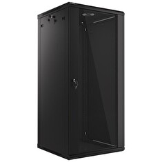 LANBERG RACK CABINET 19” WALL-MOUNT 27U/600X600 (FLAT PACK) BLACK V2