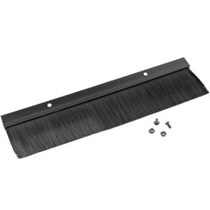 LANBERG 19" CABLE ENTRY BRUSH PANEL BLACK