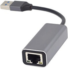 PremiumCord adaptér USB3.0 -> LAN RJ45 ETHERNET 10/100/1000 MBIT Aluminium