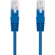 Kabel C-TECH patchcord Cat5e, UTP, modrý, 0,25m