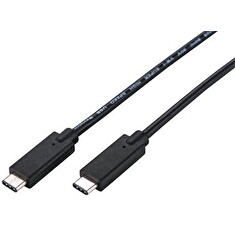 Kabel C-TECH USB 3.2, Type-C (CM/CM), PD 100W, 20Gbps, 2m, černý