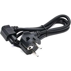 Kabel C-TECH síťový 1,8m VDE 220/230V napájecí notebook 3 pin Schuko, lomený