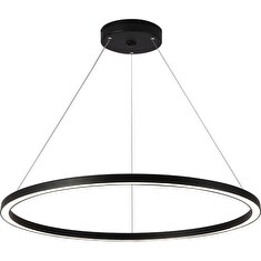 IMMAX NEO FINO SMART závěsné svítidlo 1 kruh, 80cm, 60W, černé, Zigbee 3.0, TUYA