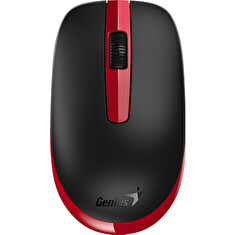 Genius NX-7007 II/Kancelářská/Optická/1 200 DPI/Bezdrátová USB/Černá-červená