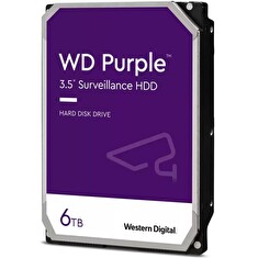 WD PURPLE 6TB / WD64PURZ / SATA III / Interní 3,5"/ 256MB