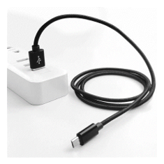 Crono kabel USB 2.0 - USB-C 1m, černý, standart