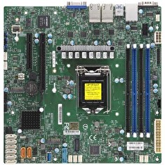 SUPERMICRO MB 1xLGA1151 (Xeon E3-21xx,i3), C246, 4xDDR4, 8xSATA3, 2x M.2, 2xPCIe3.0 x8, VGA, 4x LAN, IPMI