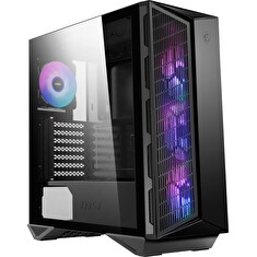 MSI skříň MPG GUNGNIR 111R/ bez zdroje/ levé temperované sklo/ 4x 120 mm ARGB fan/ 1x USB-C/ 2x USB3.2/ černá