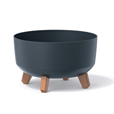 Květináč Prosperplast GRACIA LOW 28,5 cm antracit
