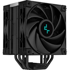 DEEPCOOL chladič AK400 Zero Dark Plus / 2x 120mm fan / 4x heatpipes / PWM / pro Intel i AMD / komplet černý