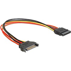 Delock prodlužovací napájecí kabel SATA 15 Pin (M) > SATA 15 Pin (F) 30 cm