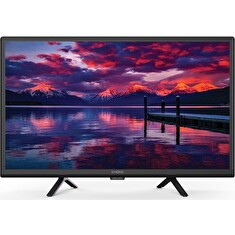 STRONG LED TV 24"/ SRT24HE4023/ HD Ready/ 1366x768/ DVB-T2/C/S2/ H.265/HEVC/ 2x HDMI/ USB/ 12V/ černá/ F