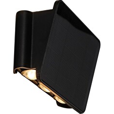 IMMAX WALL-5 venkovní solární nástěnné LED osvětlení se světelným čidlem, 2W