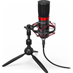 Endorfy mikrofon Streaming T / streamovací / stojánek / pop-up filtr / 3,5mm jack / USB-C