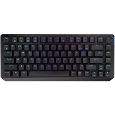 Endorfy herní klávesnice Thock 75% Wireless Black /RGB/ black sw. / bezdrátová / mechanická / US lay. / zkrácená /černá