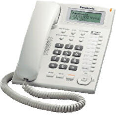 Panasonic KX-TS880FXW - jednolinkový telefon, bílý