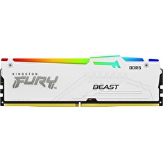 Kingston FURY Beast EXPO/DDR5/16GB/5600MHz/CL36/1x16GB/RGB/White