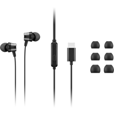 Lenovo sluchátka USB-C Wired In-Ear Headphones (with control box)