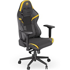 Endorfy herní židle Scrim YL / kombinace textil / kůže / černožlutá
