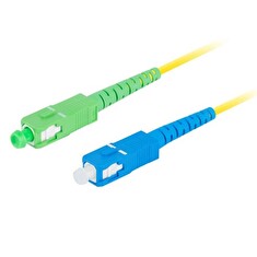 LANBERG optický patch cord SM SC/APC-SC/UPC simplex 2m LSZH G657A1 průměr 3mm, barva žlutá