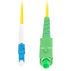 LANBERG optický patch cord SM LC/UPC-SC/APC simplex 2m LSZH G657A1 průměr 3mm, barva žlutá