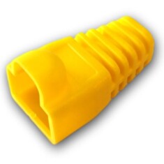 DATACOM Návlek pro plug RJ45 s bublinou žlutý (10ks)