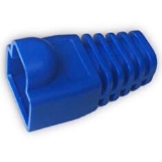 DATACOM Návlek pro plug RJ45 s bublinou modrý (10ks)