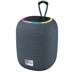 CANYON reproduktor BSP-8, RGB, BT V5.2, BLUETRUM AB5362B, 1x10W, USB-C, USB-A, microSD, AUX, šedá