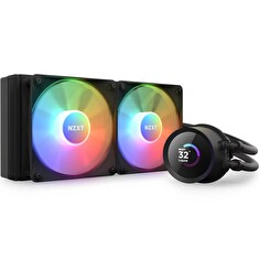 NZXT vodní chladič Kraken 240 RGB / 2x120mm fan / 4-pin PWM / LCD disp. / 6 let