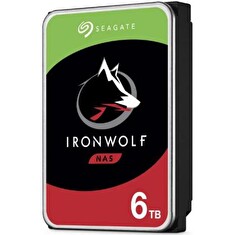 SEAGATE ST6000VN006 hdd IronWolf 6TB CMR 5400rpm 256MB NAS HDD 24x7 1-8bay 202MB/s 3.5 RAID SATA3-6Gbps