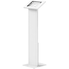 Neomounts FL15-750WH1 / floor stand with cabinet, lockable tablet casing for Apple iPad, PRO, Air & Samsung Galaxy Tab