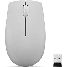 Lenovo 300/Cestovní/Optická/1 000 DPI/Bezdrátová USB/Artic Grey