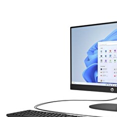 HP 24-cr0005nc AiO, i7-1355U, 23.8 1920x1080/IPS, UMA, 32GB, SSD 1TB, W11H, 2-2-0, Black, WiFi+BT