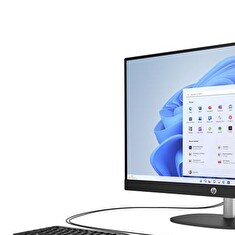 HP 27-cr0000nc AiO, R3-7320U, 27.0 1920x1080/IPS, UMA, 8GB, SSD 512GB, W11H, 2-2-0, Black, WiFi+BT