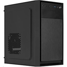 Eurocase MC X104, skrinka mATX, bez zdroja, 2xUSB2.0, 1xUSB3.0, čierna