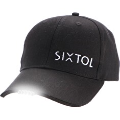 LED kšiltovka Sixtol se světlem B-CAP 25lm, nabíjecí, USB, černá