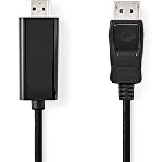Nedis CCGL37100BK20 - DisplayPort – HDMI Adaptér | DisplayPort Zástrčka - HDMI Zástrčka | Černá